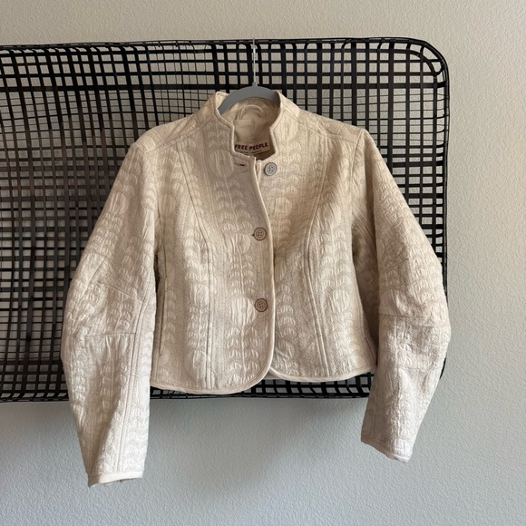 Free people Tsarina Jacket ivory - Picture 2 of 10